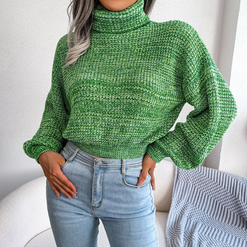 SeasonalSweaters™ - Turtleneck Knitted Pullover