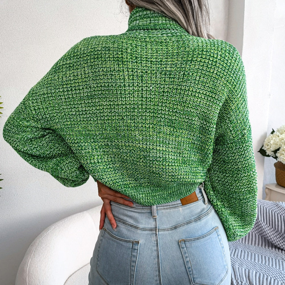 SeasonalSweaters™ - Turtleneck Knitted Pullover