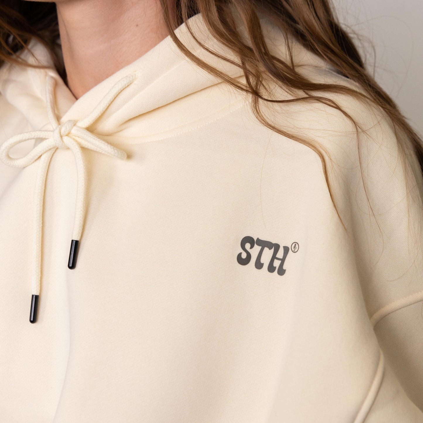 STH FLEECE HOODIE (Cream)