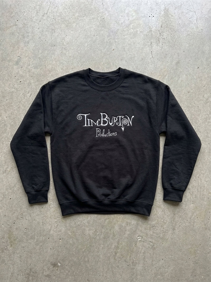 Vintage Halloween Crew Neck Sweatshirt in Black