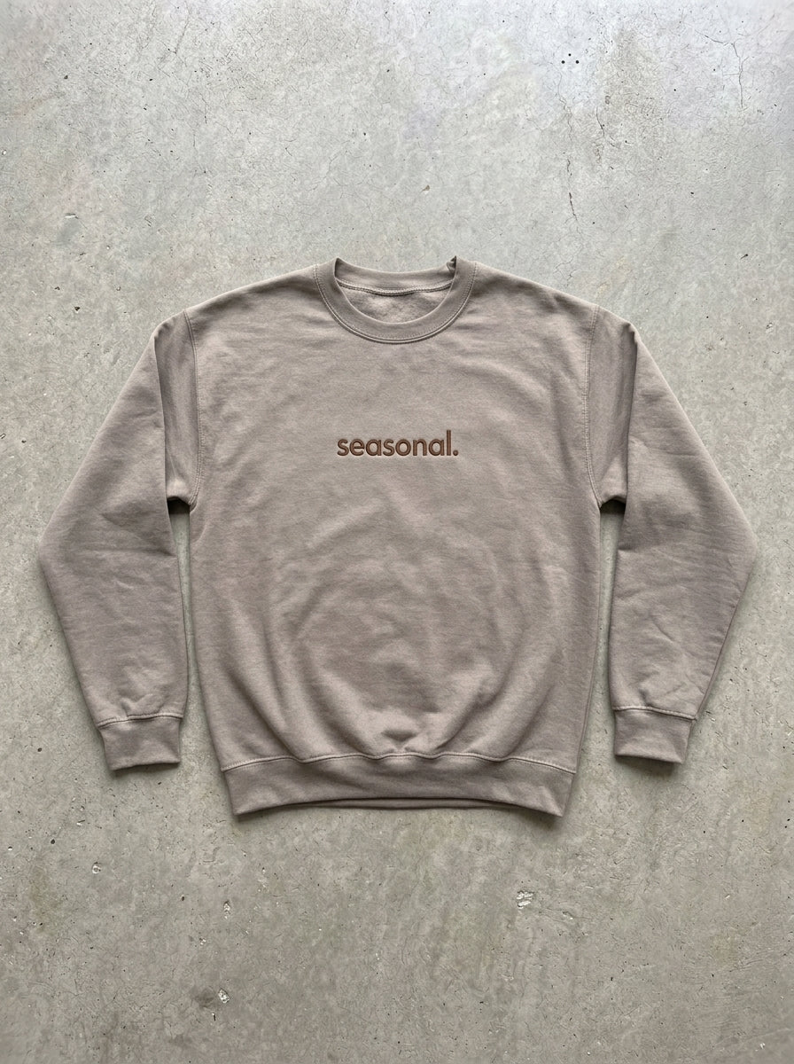 Seasonal Selection Crew Neck Sweatshirt in as shown