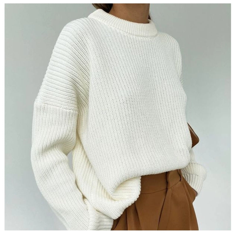 Seasonal - Loose Long-Sleeved Knit Sweater