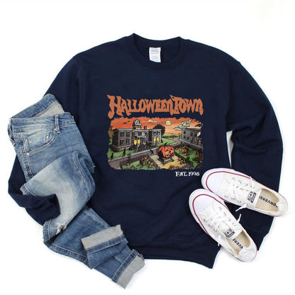 SeasonalSweaters™ "HALLOWEENTOWN 1988" Pullover Hoodie