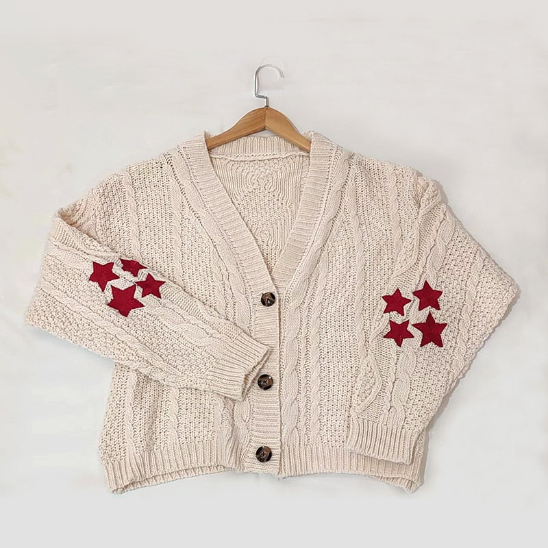 SeasonalSweaters™ - Cardigan V-neck Knitted Sweater