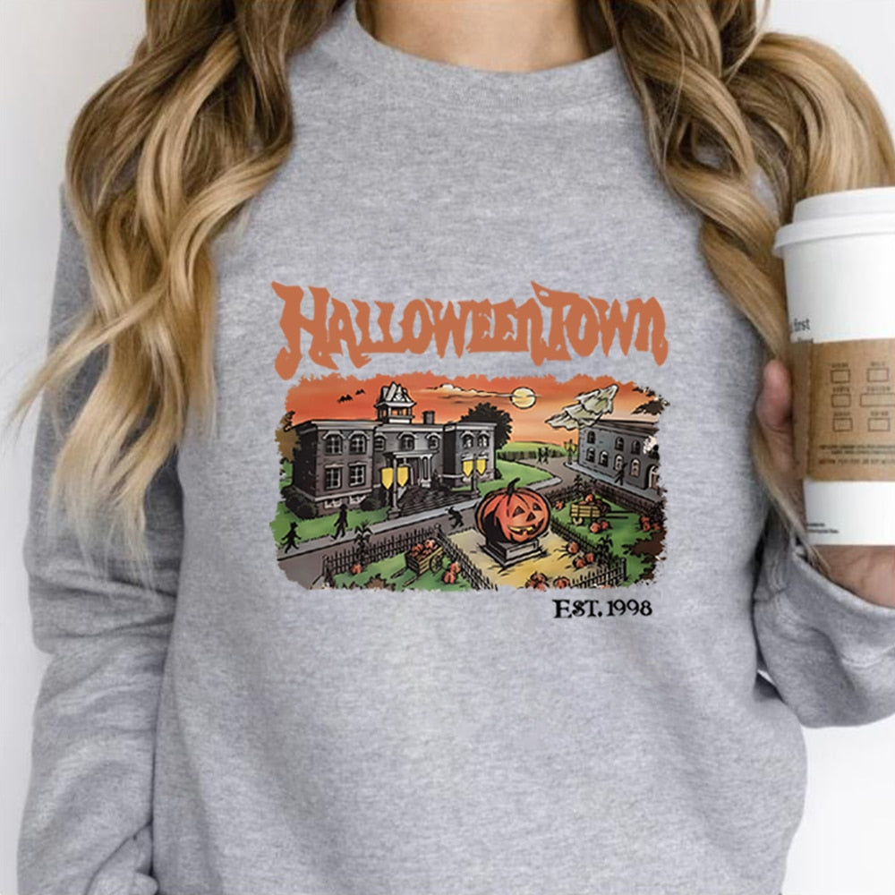 SeasonalSweaters™ "HALLOWEENTOWN 1988" Pullover Hoodie