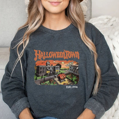 SeasonalSweaters™ "HALLOWEENTOWN 1988" Pullover Hoodie