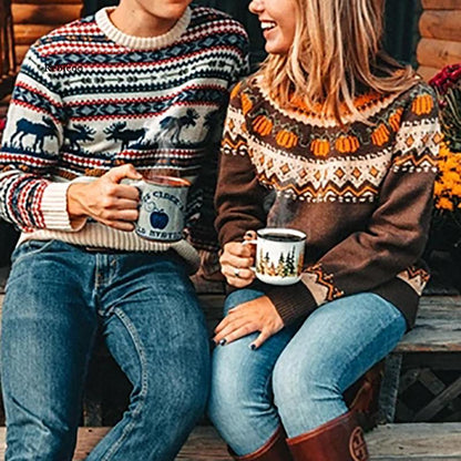 Seasonal Sweater - Pumpkin Knitted Pullover