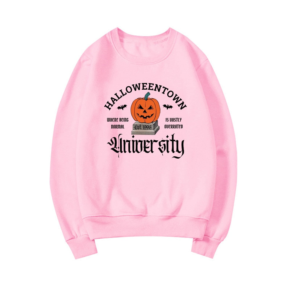 SeasonalSweaters™ "HALLOWEENTOWN UNIVERSITY" Halloween Pullover