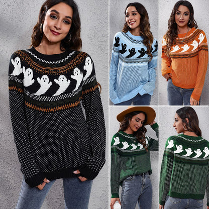 Seasonal Sweaters™ "Dancing Ghosts"