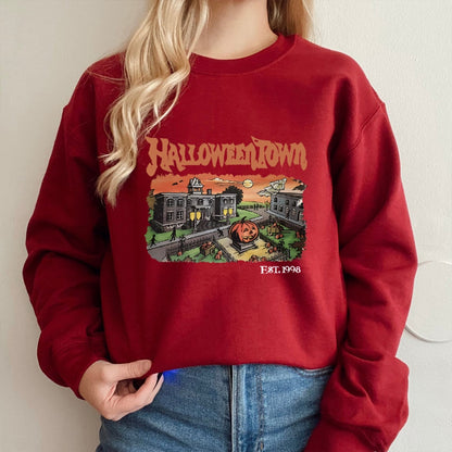 SeasonalSweaters™ "HALLOWEENTOWN 1988" Pullover Hoodie