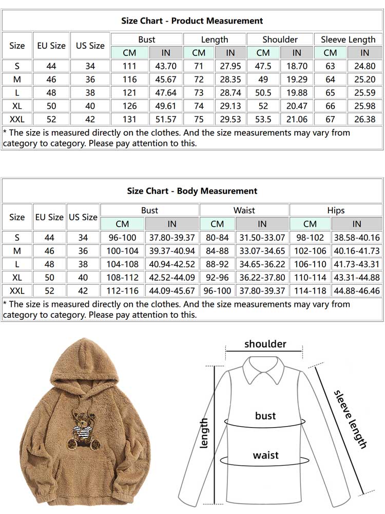 Seasonalsweaters - Teddy Bear Hoodie