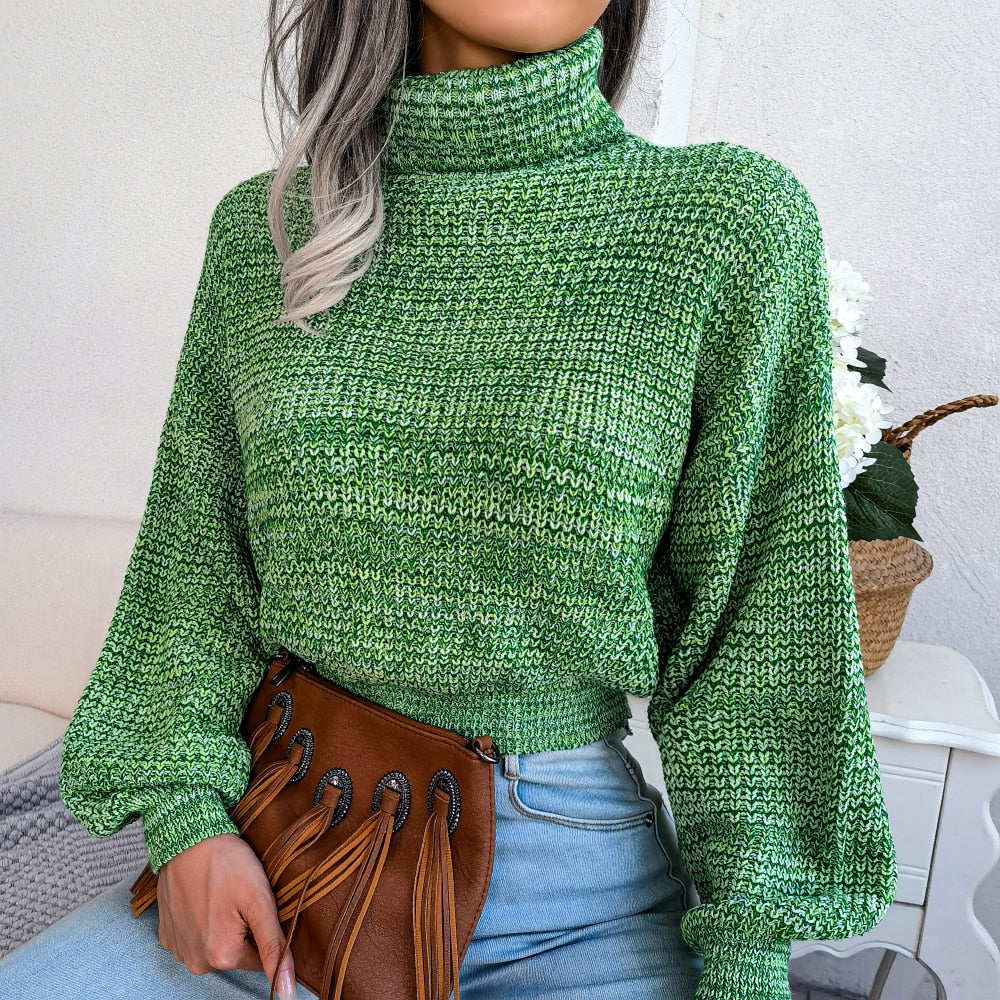 SeasonalSweaters™ - Turtleneck Knitted Pullover