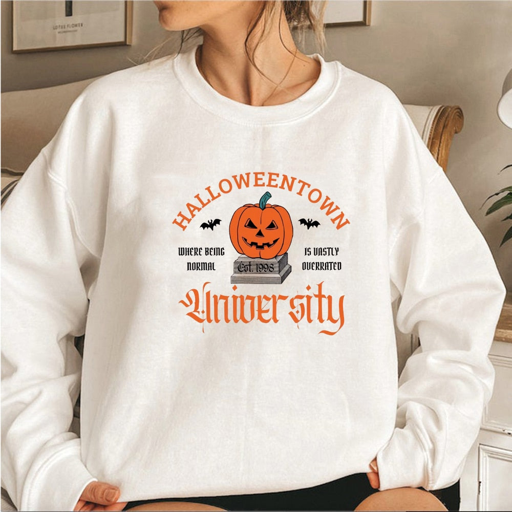 SeasonalSweaters™ "HALLOWEENTOWN UNIVERSITY" Halloween Pullover