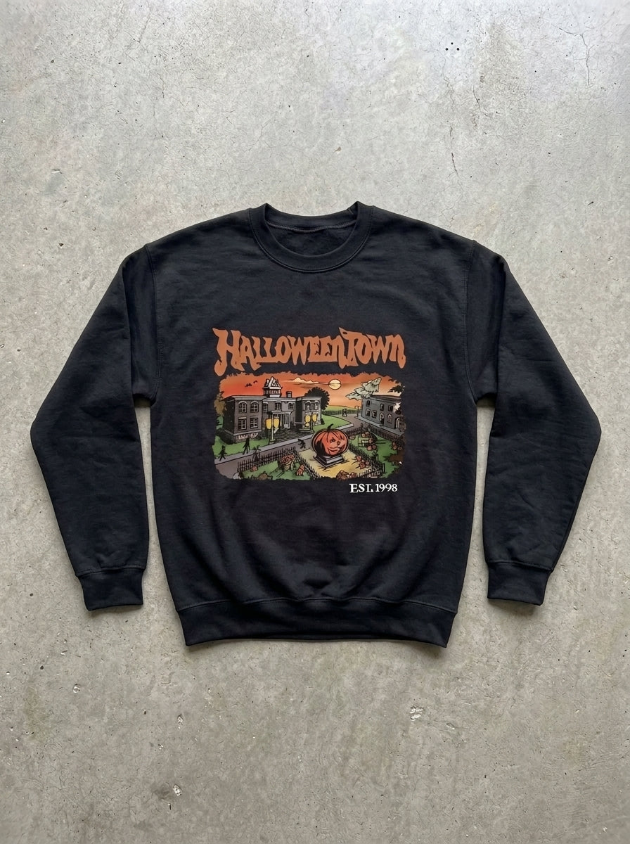 Halloweentown 1998 Graphic Pullover in Black