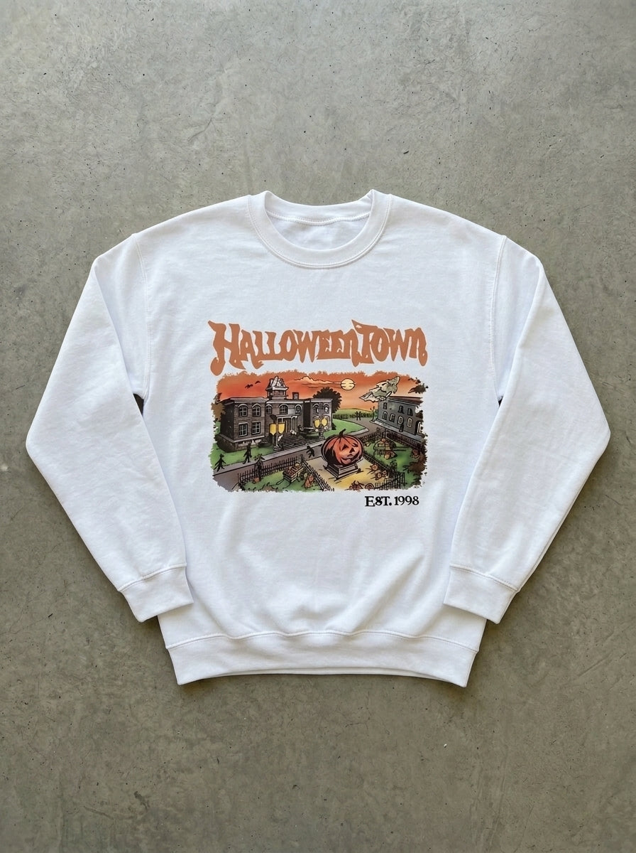 Halloweentown 1998 Graphic Pullover in White