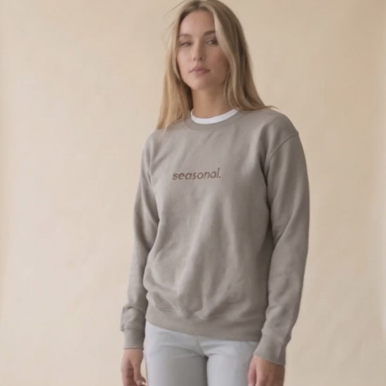 Seasonal Selection Crew Neck Sweatshirt — video