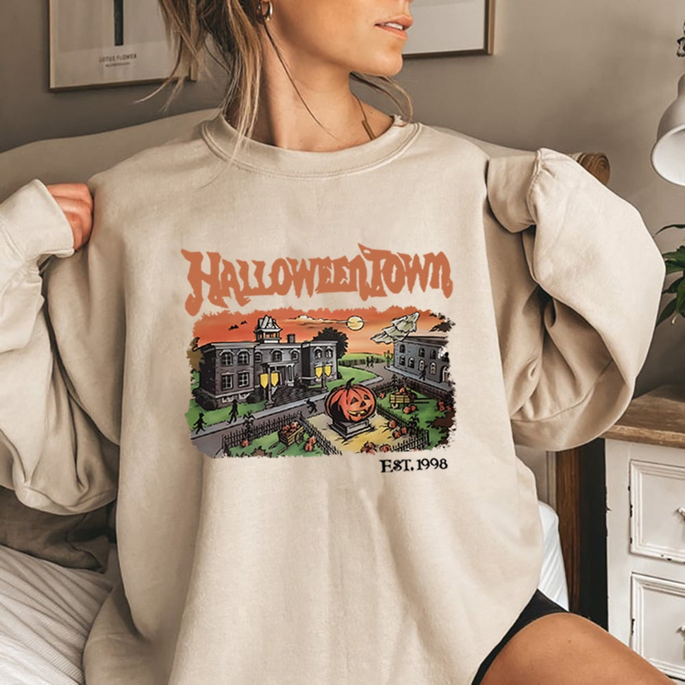 SeasonalSweaters™ "HALLOWEENTOWN 1988" Pullover Hoodie