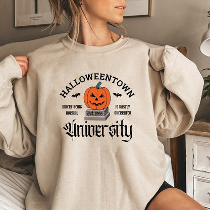 SeasonalSweaters™ "HALLOWEENTOWN UNIVERSITY" Halloween Pullover